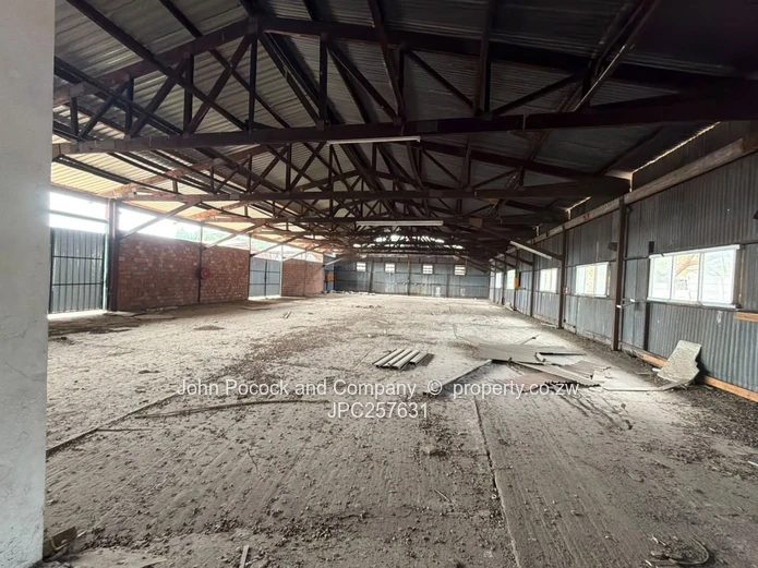 Warehouse/ factory with large yard space